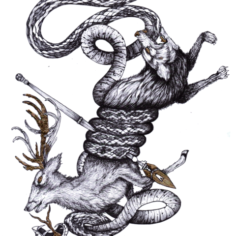 Ilustracion Bestias Original